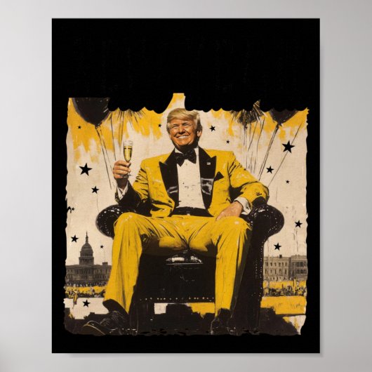 2025年正月トランプ ポスター (正面)