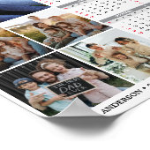 2025年正月ファミリーカスタムフォトカレンダー ポスター (角)