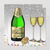 2025年正月ワイきらめくンボトル招待状 シーズンカード (正面/裏面)