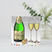 2025年正月ワイきらめくンボトル招待状 シーズンカード (スタンド正面)