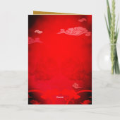 2025年正月中国ののスネークペーパーカット シーズンカード (裏面)