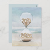 2025年正月砂時計ありがとう シーズンポストカード (正面/裏面)