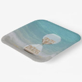 2025年正月砂時計オンビーチ ペーパープレート (傾斜あり)