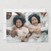 2025年正月 – 幾何はっきりしたお祝い シーズンカード (裏面)