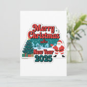 2025年正月:新しいグリーティングホリデーカード シーズンカード (スタンド正面)