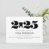 2025年歯科学校卒業 招待状 (スタンド正面)