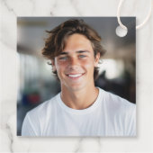 2025年海軍ブルー卒業モダンパーティー フェイバータグ (裏面)