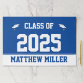 2025年深いブルー及びホワイト研究科名 ペーパーパッド (インサイチュ)