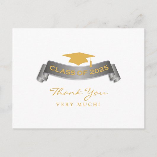 2025年版はがきの卒業クラスに感謝 ポストカード (正面)