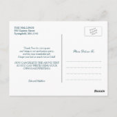 2025年版はがきの卒業クラスに感謝 ポストカード (裏面)