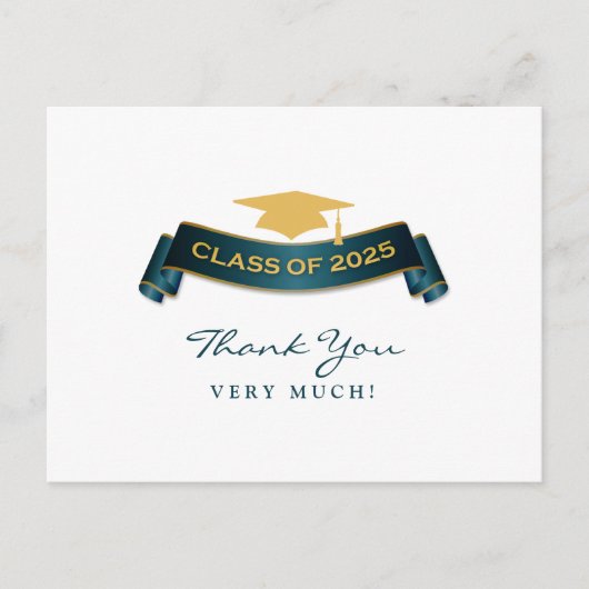 2025年版はがきの卒業クラスに感謝 ポストカード (正面)