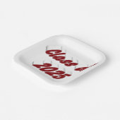 2025年版ブルゴーニュTYOOGRAPHY卒業 ペーパープレート (傾斜あり)