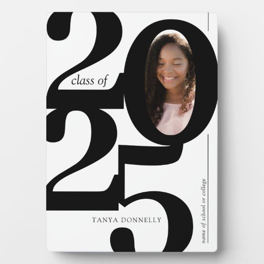 2025年版画写真科卒業 フォトプラーク (正面)