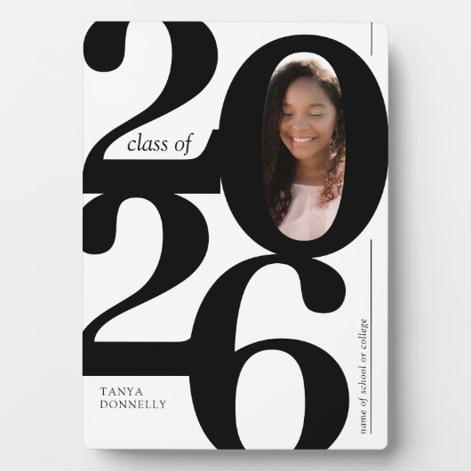 2025年版画写真科卒業 フォトプラーク (正面)