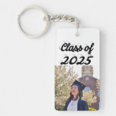 2025年版黒字卒業写真のクラス キーホルダー (正面)