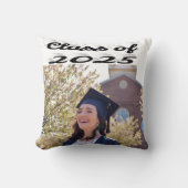 2025年版黒字卒業写真のクラス クッション (正面)