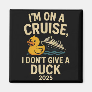 2025年版 変なクルーズTシャツ - 鴨など気にしないラバー マグネット