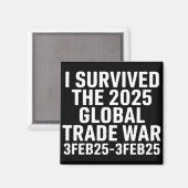 2025年生き延び世界貿易戦争 マグネット (正面/裏面)