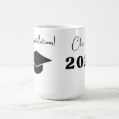 2025年白黒おめでとう授業 コーヒーマグカップ (中央)