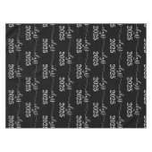 2025年白黒エレガントクラス テーブルクロス (正面(横))