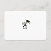 2025年白黒卒業 エンクロージャーカード (裏面)