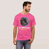 2025年皆既月食 ブラッドムーン 3月14日 Eclipse Tシャツ (正面フル)