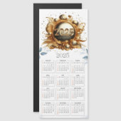 2025年磁気カレンダーおめでとう (正面/裏面)