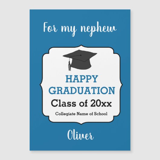 2025年磁石カードの青色卒業 (正面)