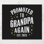 2025年祖父に昇進 ビールラベル (シングルラベル)