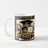 2025年祝卒業の日" コーヒーマグカップ (左)