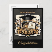 2025年祝卒業の日" ポストカード (正面/裏面)
