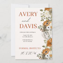 2025年秋のウェディングスタイル 招待状