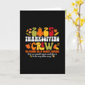 2025年秋の感謝祭クレイジーファミリーマッチング カード (黄色い花)