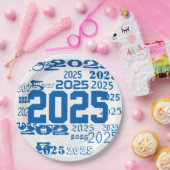 2025年等級の卒業式 ペーパープレート (パーティー)