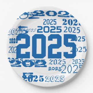 2025年等級の卒業式 ペーパープレート
