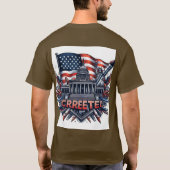 2025年米国で最もバイラルなTシャツデザイン Tシャツ (裏面)