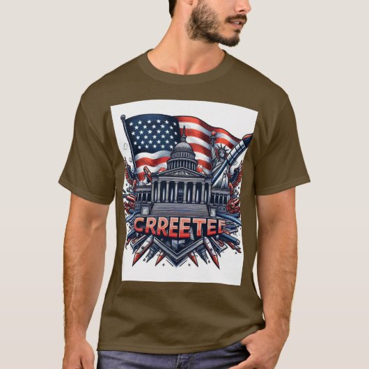 2025年米国で最もバイラルなTシャツデザイン Tシャツ (正面)