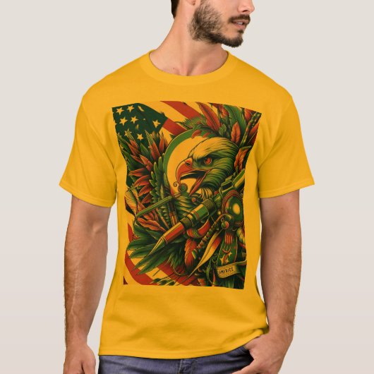 2025年米国で最もバイラルなTシャツデザイン Tシャツ (正面)