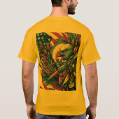2025年米国で最もバイラルなTシャツデザイン Tシャツ (裏面)