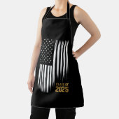 2025年米国旗の上級卒業のクラス エプロン (インサイチュ)