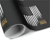 2025年米国旗の上級卒業のクラス ラッピングペーパー (ロールコーナー)