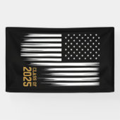 2025年米国旗の上級卒業のクラス 横断幕 (横)