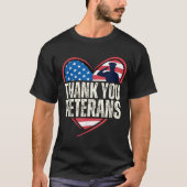 2025年米国退役軍人の日記念Tシャツ Tシャツ (正面)