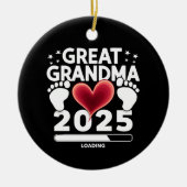 2025年素晴らしの妊娠発表 セラミックオーナメント (正面)