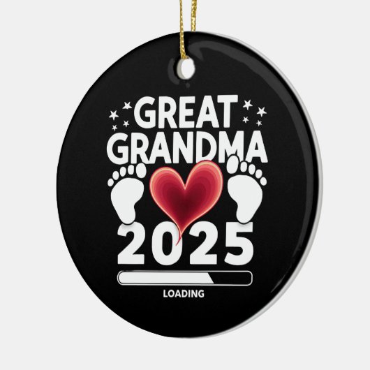 2025年素晴らしの妊娠発表 セラミックオーナメント (左)