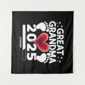 2025年素晴らしの妊娠発表 タペストリー (正面(横))