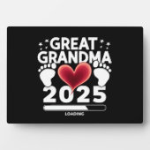 2025年素晴らしの妊娠発表 フォトプラーク (正面)