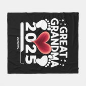 2025年素晴らしの妊娠発表 フリースブランケット (正面(横))