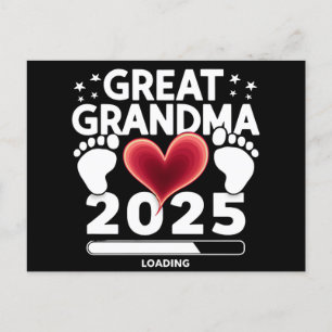 2025年素晴らしの妊娠発表 ポストカード
