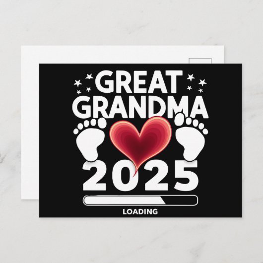 2025年素晴らしの妊娠発表 ポストカード (正面/裏面)